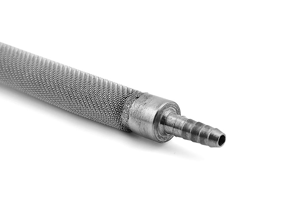 12 Stainless Steel Implant 1/4 Barb Fitting